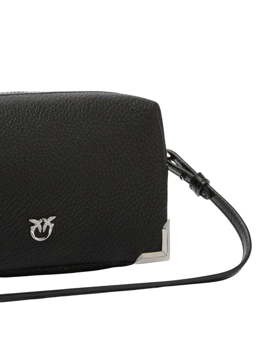Pinko borsa Bauletto Trittico in pelle martellata nero 106967-A3CX Z99N PINKO 