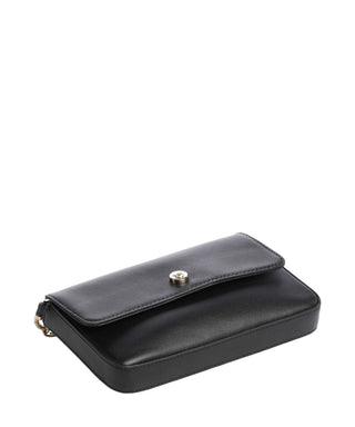 Pinko pochette a tracolla porta cellulare in pelle con charms nero 107028-A0QO Z99Q PINKO 