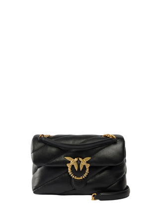 Pinko borsa Love Bag Puff Classic New Buckle nero oro 107057-A0F2 Z99Q PINKO 