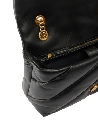 Pinko borsa Love Bag Puff Classic New Buckle nero oro 107057-A0F2 Z99Q PINKO