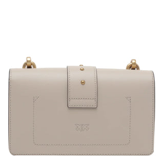 Pinko borsa Love Bag One Mini New Buckle beige oro