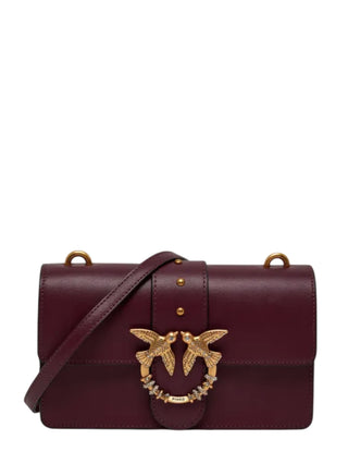 Pinko borsa Love Bag One Mini New Buckle bordeaux oro 107071-A0F1 WW5Q PINKO 