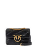 Pinko borsa Love Bag Puff Mini in pelle nero oro