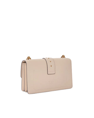 Pinko borsa Love Bag One Classic in seta beige oro 107621-A0F1 C50Q PINKO 