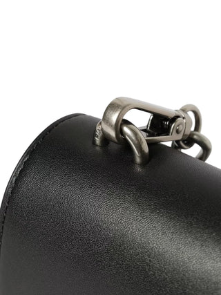 Pinko borsa Love Bag One Mini in pelle nero argento 107622-A0F1 Z99O PINKO