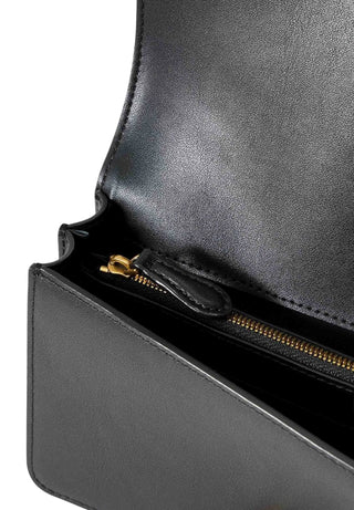 Pinko borsa Love Bag One Mini in pelle nero oro 107622-A0F1 Z99Q PINKO
