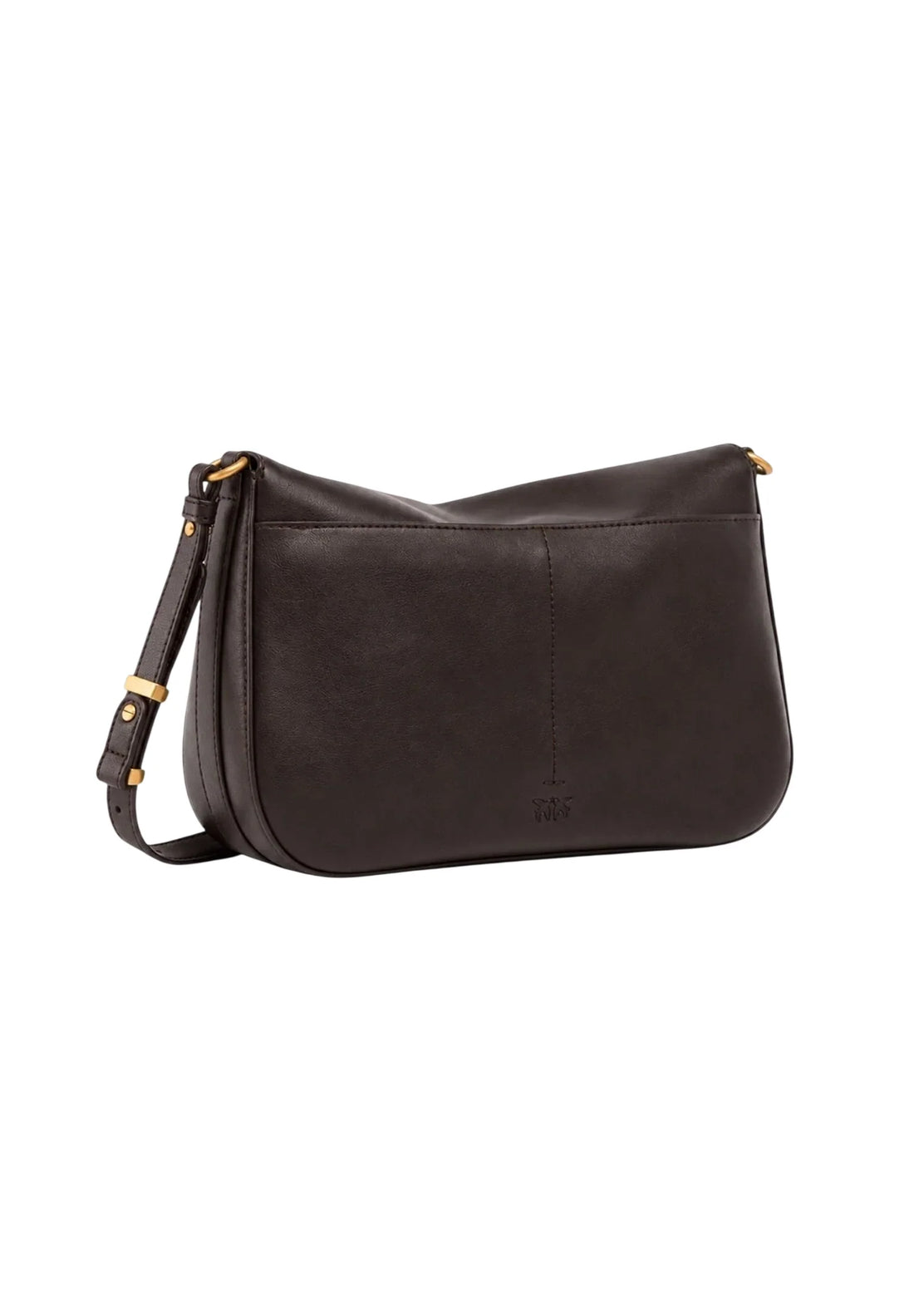 Pinko borsa Love Satchel Classic Cloud in pelle marrone