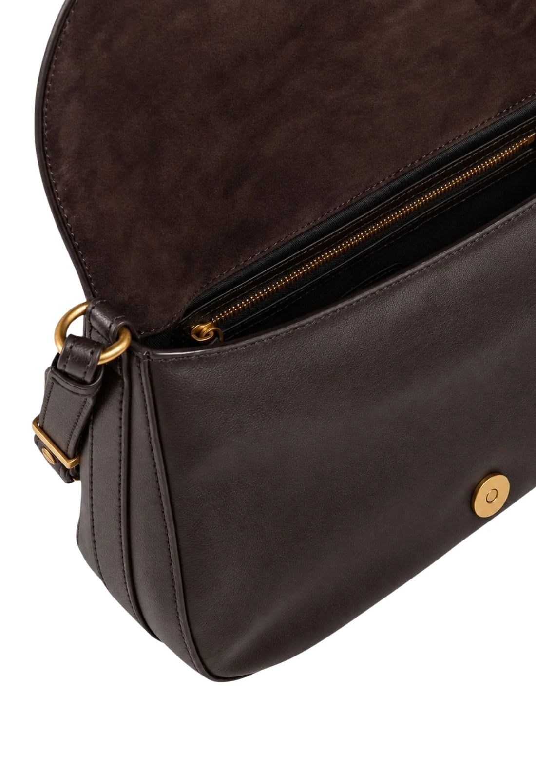 Pinko borsa Love Satchel Classic Cloud in pelle marrone