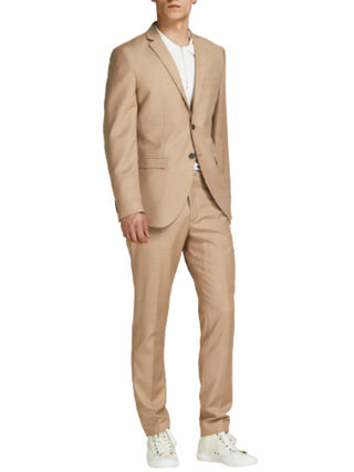 JACK&JONES PREMIUM Abito super slim con giacca e pantalone Beige