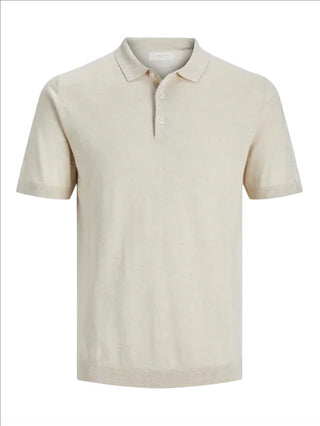 Premium by Jack&Jones polo a maniche corte ecrù