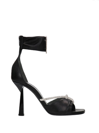 ANIYE BY Sandalo alto Heart Heel Nero