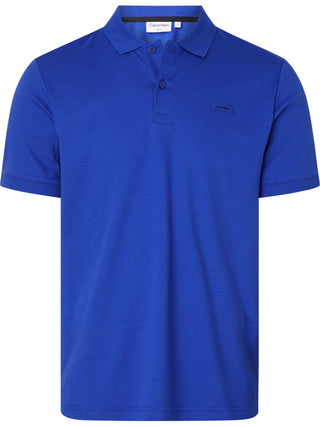 CALVIN KLEIN Polo a maniche corte slim fit Azzurro