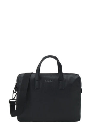 CALVIN KLEIN Borsa porta PC Must Laptop in ecopelle Nero