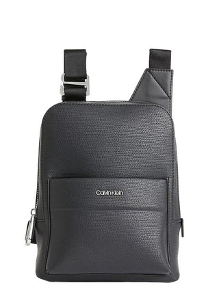 CALVIN KLEIN Borsa a tracolla Minimalism in ecopelle Nero