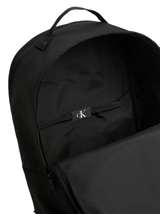 Calvin Klein zaino in tessuto riciclato con stampa logo nero