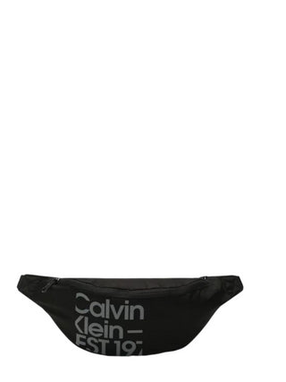 Calvin Klein Jeans marsupio in tessuto riciclato con logo nero