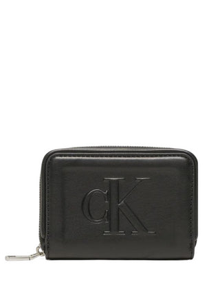 CALVIN KLEIN JEANS Portafogli Sculpted con zip Nero