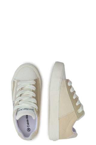 CALVIN KLEIN sneakers bassa Bianco/Beige