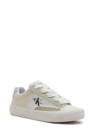 CALVIN KLEIN sneakers bassa Bianco/Beige