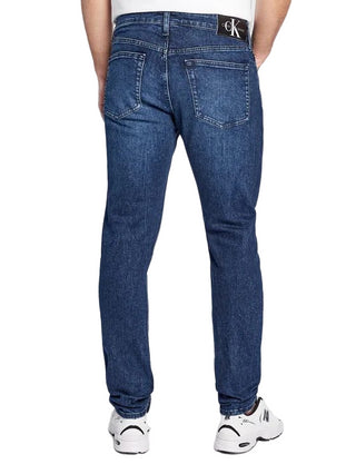 CALVIN KLEIN JEANS Jeans slim fit con vita media Lavaggio Blu scuro