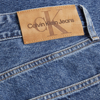 CALVIN KLEIN JEANS Jeans Dad con gamba dritta Lavaggio Blu scuro