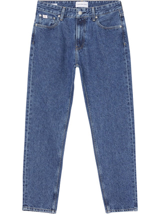 CALVIN KLEIN JEANS Jeans Dad con gamba dritta Lavaggio Blu scuro