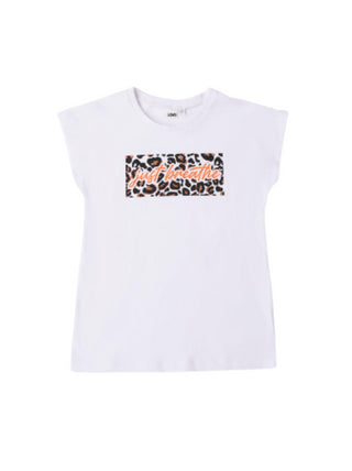 iDo T-shirt girocollo a maniche corte bianco