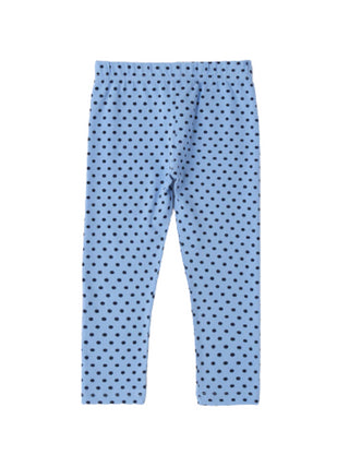 iDo leggings a pois azzurro blu