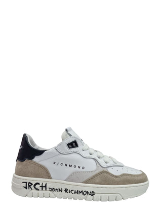 JOHN RICHMOND sneakers bambino SUEDE Avorio