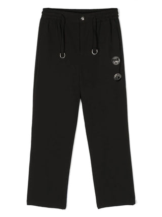 JOHN RICHMOND Pantaloni Lieret con vita elasticizzata Nero