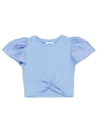 LULU' by MISS GRANT T-shirt corta Azzurro