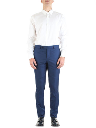 Manuel Ritz completo elegante giacca monopetto e pantalone blu