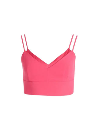 Marciano Guess Top crop smanicato fucsia