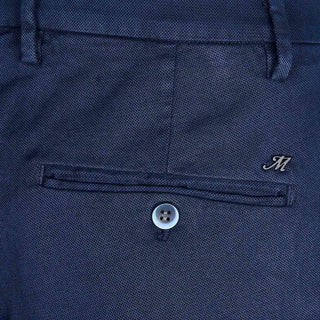 Mason's Pantaloni chino in micro fantasia Blu