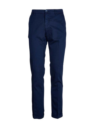 Mason's Pantaloni chino in micro fantasia Blu