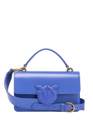 PINKO Borsa Love One Mini light in pelle color Pervinca