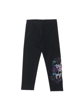 Pyrex leggings con stampa multicolor nero