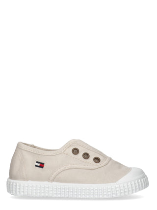 TOMMY HILFIGER sneakers bassa LOW CUT EASY Beige