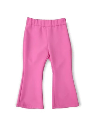 VICOLO Pantalone flare con vita elasticizzata Rosa