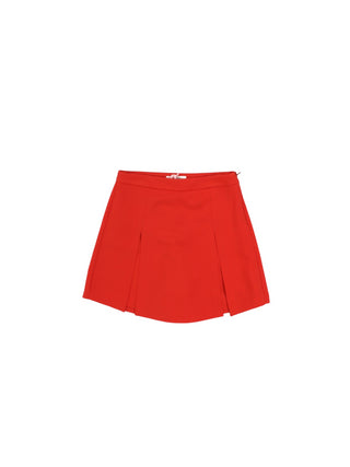 VICOLO GIRL Gonna pantalone con pieghe Rosso