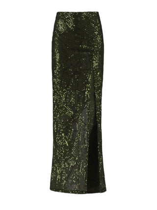 Aniye By gonna midi Tracy con paillettes verde militare