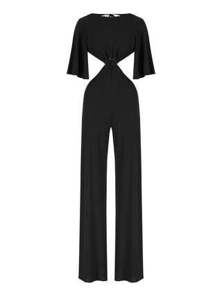 Aniye By tuta jumpsuit Sienna con cut out nero