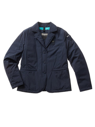 Blauer giubbino blazer leggermente imbottito blu