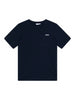 boss-t-shirt-manica-corta-con-mini-logo-blu