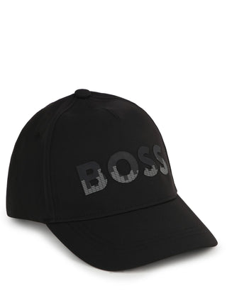 Boss cappello con visiera e logo nero