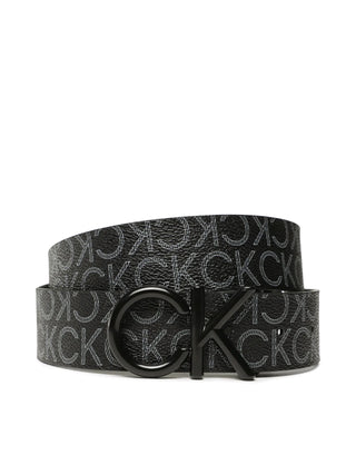 Calvin Klein cintura reversibile in ecopelle nero