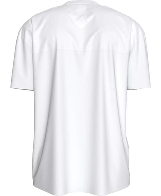 Calvin Klein Jeans T-shirt manica corta bi-materiale bianco