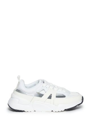 Diesel sneakers unisex Millennium con cut out bianco