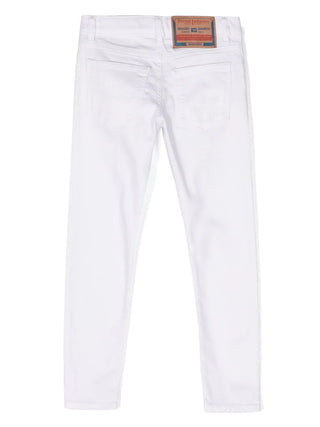 Diesel jeans 1995 slim fit in denim stretch bianco