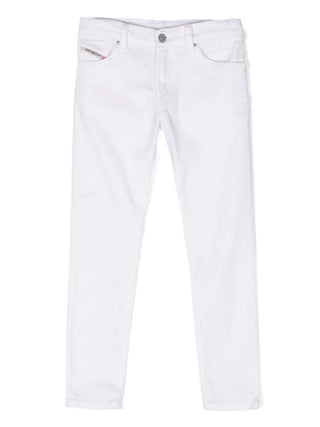 Diesel jeans 1995 slim fit in denim stretch bianco